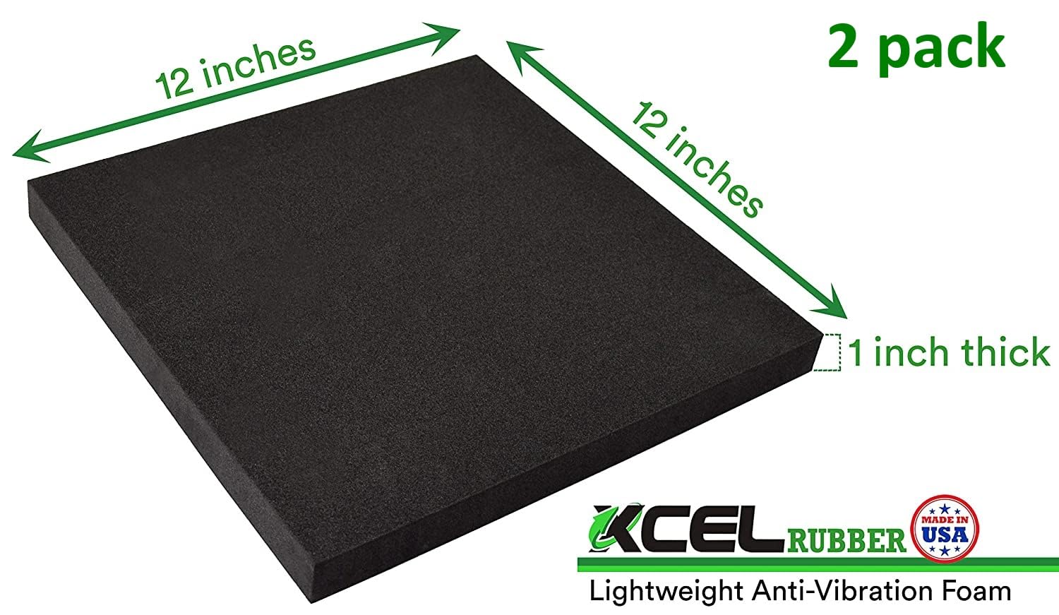 XCEL Lightweight and Versatile Foam Rubber pad, Acoustic Foam, Anti Vibration Acoustic Pads, Foam Pad, Perfect Anti Vibration pad for Washing Machines