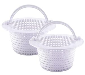 wadoy above ground pool skimmer basket, 𝟐 𝐏𝐚𝐜𝐤𝐬 pool filter baskets replacement compatible with hayward sp1091wm, compatible with pentair hydroskim 513330