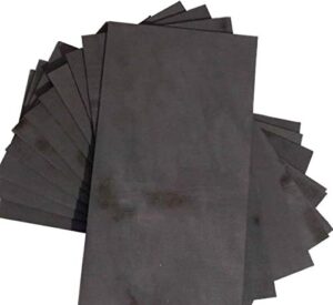 5pcs 3.5 x 20 x 100mm 99.99% pure graphite electrode rectangle plate sheet