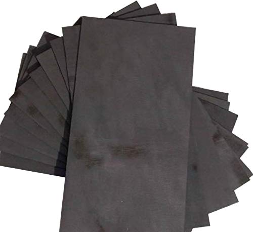 5pcs 3.5 x 20 x 100mm 99.99% Pure Graphite Electrode Rectangle Plate Sheet