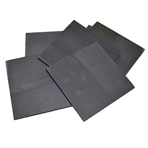 5pcs 3.5 x 20 x 100mm 99.99% Pure Graphite Electrode Rectangle Plate Sheet