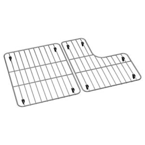 mr direct stainless steel 6638-ko-g kitchen sink grid, compatible with the k-6063-st