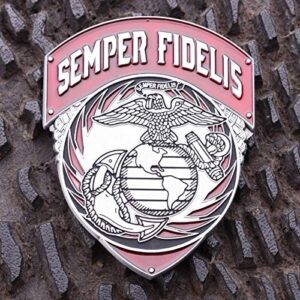 USMC Teufel Hunden Challenge Coin - US Marine Corps Military Coins - Designed by Marine Corps Veterans - Officially Licensed