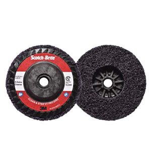 Cubitron Clean and Strip XT Pro Disc - Rust and Paint Stripping Disc - 4.5” diam. x 5/8-11 Quick Change Thread - Extra Coarse Silicon Carbide - Pack of 1