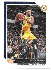 Myles Turner 2018-19 NBA Hoops Indiana Pacers Card #182