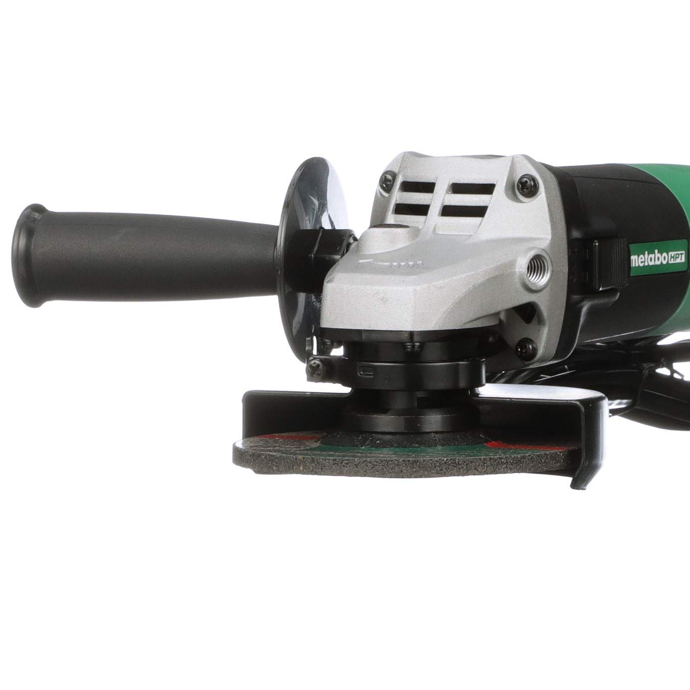 Metabo HPT Angle Grinder 4-1/2-Inch Includes 5 Grinding Wheels & Hard Case 6.2-Amp Motor Compact & Lightweight G12SR4