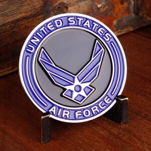 Air Force Airman First Class E3 Challenge Coin! United States Air Force Airman First Class Rank Military Coin. E-3 USAF Challenge Coin! Designed by Military Veterans - Officially Licensed Product!