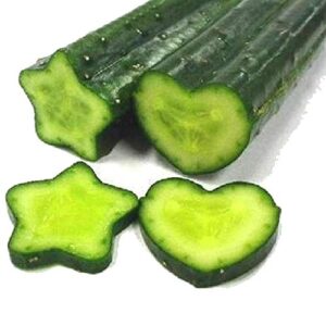 Zamtac Fruit Shaping Mold Plastic Star/Heart Shape Cucumber Apple Watermelon pear Mold Vegetable Growth Forming Mould Garden Tool - (Color: Text Love)