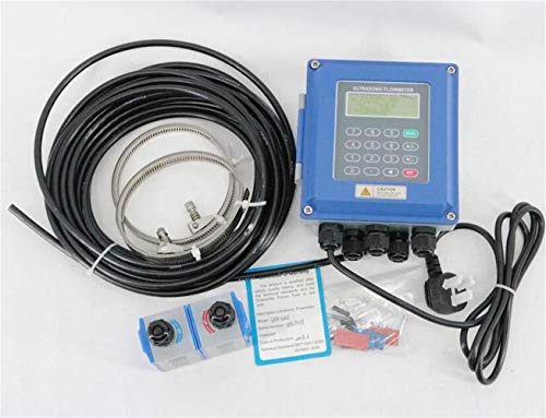 VTSYIQI Ultrasonic Flow Meter Flowmeter DN25mm-DN100mm TUF-2000B Wall Mounted Type RS485 Interface IP67 Protection TS-2 Transducer