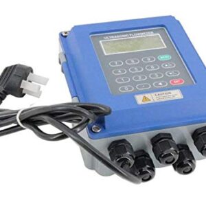 VTSYIQI Ultrasonic Flow Meter Flowmeter DN25mm-DN100mm TUF-2000B Wall Mounted Type RS485 Interface IP67 Protection TS-2 Transducer