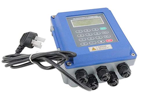 VTSYIQI Ultrasonic Flow Meter Flowmeter DN25mm-DN100mm TUF-2000B Wall Mounted Type RS485 Interface IP67 Protection TS-2 Transducer