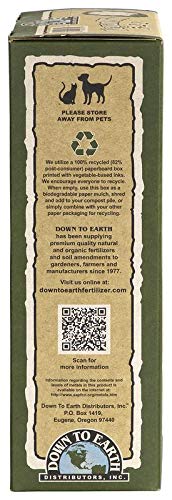 Down to Earth Organic Vegan Fertilizer Mix 3-2-2, 5 lb