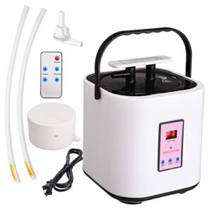 aw 2l sauna steamer machine stainless steel pot steam generator for portable sauna tent with remote home spa 110v