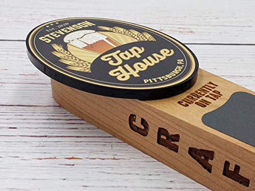 Custom Brew Gear Personalized Beer Tap Handle-Tap House Edition-Laser Engraved Sides