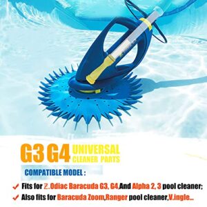 katikies Baracuda Pool Cleaner G3 Pro, G2, G3 Pool Cleaners Foot Pad (W70327, W83275, W72855, W69721) Replacement,Universal Parts for Baracuda G3 Pro, G3, G2 Pool Cleaner Foot Pad