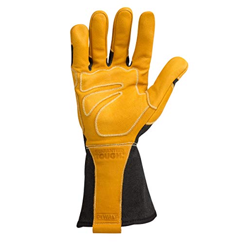 DEWALT Premium MIG/TIG Welding Gloves, Gauntlet-Style Cuff, Large