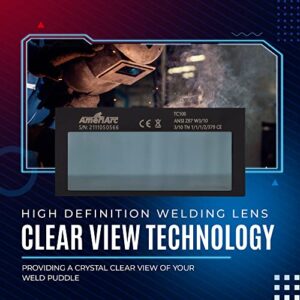 Auto-Darkening Welding Filter For Mask 2x4 - Shade 11, Filtering Lens Fits Most Helmets and Pipeliner Hood