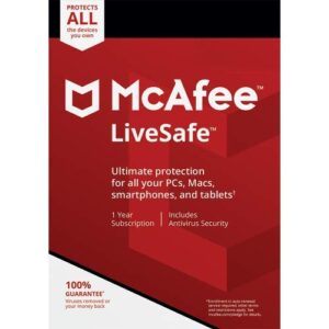 mcafee livesafe ultimate protection for unlimited devices [activation code only]