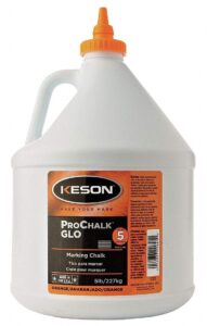 keson 105go - marking chalk refill orange 5 lb pack of 2