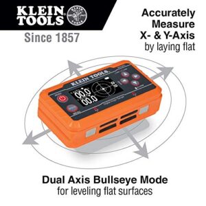 Klein Tools 935DAGL Digital Level Angle Finder with Programmable Angles, Measures 0 - 90 and 0 - 180 Degree or Dual Axis Bullseye Ranges