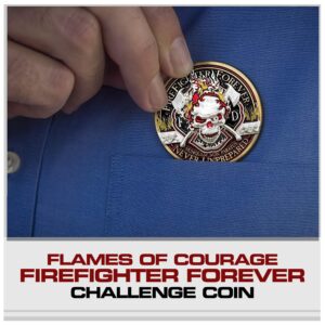 Thin Red Line Firefighter Forever Challenge Coin