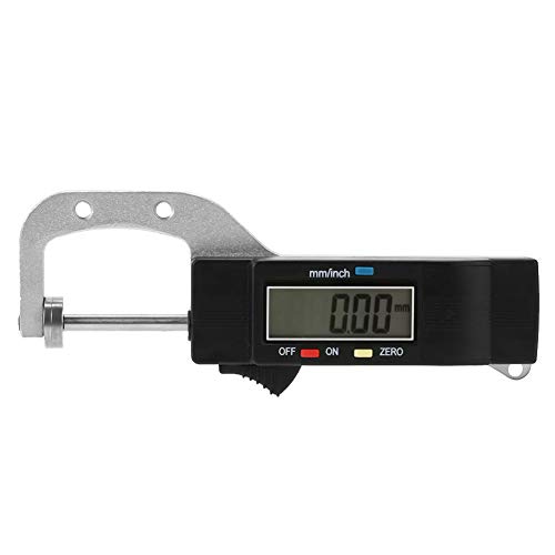 Horizontal Electronic Digital Thickness Gauge Digital Display Caliper Thickness Measuring Tool Thickness Meter Portable 0-25mm 0.03mm Accuracy