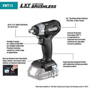 Makita XWT13RB 18V LXT Sub-Compact 1/2" Impact Wrench