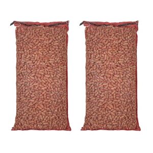 wingfield farm 25 pound virgin in shell raw peanuts (two 25lb bag)