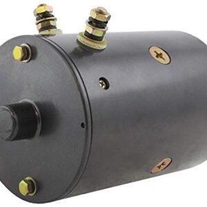 New Premium Slot Shaft Plow Motor Compatible with Western Fisher Snow Plow Applications Replaces 46-2584 46-3618 MUE6206AS MUE6306 MUE6306A MUE7001 46-4175 405-10118 56363 21500 MPV21500 21500-1