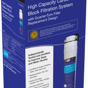 Watts Premier H2O-DWCB100 Pure H2O High Capacity Carbon Block Filtration System