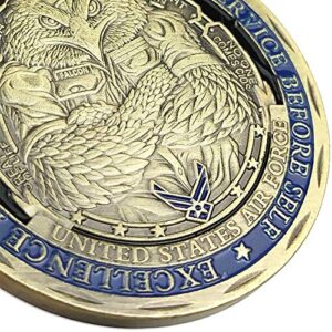 U.S.AF Core Values Air Force Military Challenge Coin