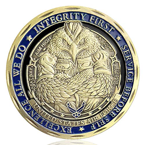 U.S.AF Core Values Air Force Military Challenge Coin