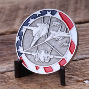 Air Force Retired Challenge Coin - United States Air Force Retired Challenge Coin - Amazing US Air Force Military Coin - Designed by Military Veterans!