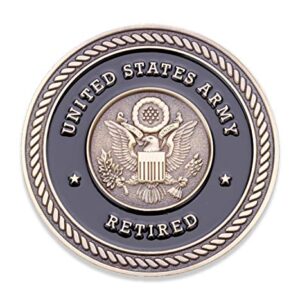 Army Retired Challenge Coin - United States Army Challenge Coin - Amazing US Army Retired Military Coin - Designed by Military Veterans!