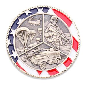 Army Retired Challenge Coin - United States Army Challenge Coin - Amazing US Army Retired Military Coin - Designed by Military Veterans!