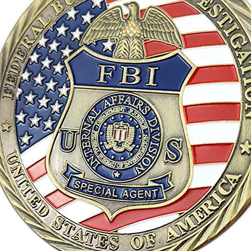U.S. FBI Challenge Coin Collection St Michael Law Enforcement Coin Military Gift.
