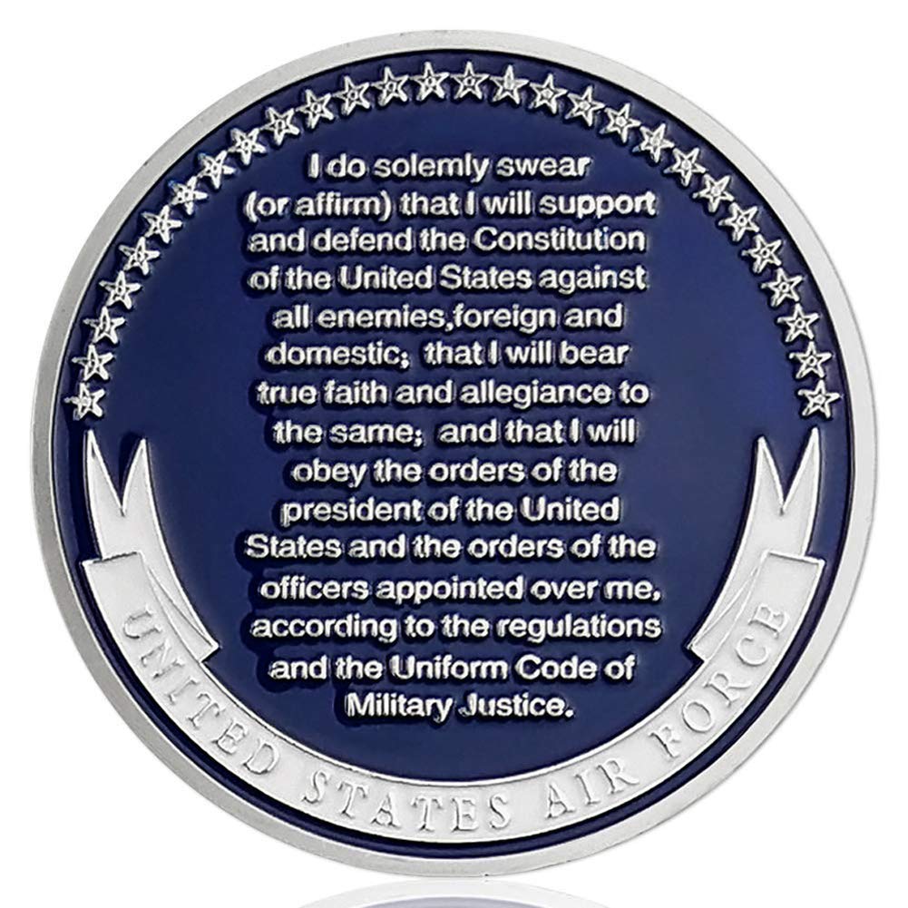 US Air Force Oath of Enlistment Challenge Coin for Airman's Gifts