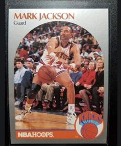 1990 hoops basketball card (1990-91) #205 mark jackson near mint/mint menendez brothers