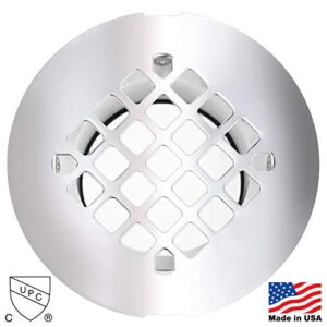 WingTite Pro-Series Shower Drain, Builders Model for New Construction, Installs Entirely from the Top, Chrome