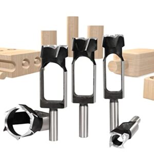 Wood Tenon Dowel Plug Cutter 1-1/8 Inch Tenon Cutter Plug Maker Woodworking Drill Bit