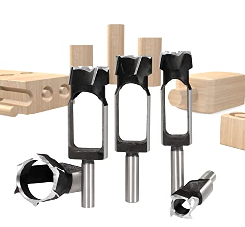 Wood Tenon Dowel Plug Cutter 1-1/8 Inch Tenon Cutter Plug Maker Woodworking Drill Bit