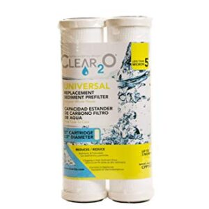 Clear2o Universal Replacement Whole House Sediment Pre-Filter CPP1002 2-Pack