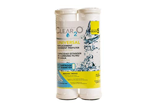 Clear2o Universal Replacement Whole House Sediment Pre-Filter CPP1002 2-Pack