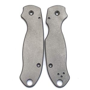 flytanium custom titanium scales for para 3 knife