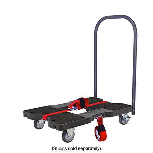 SNAP-LOC 1200 LB Professional E-Track Push CART Dolly Black