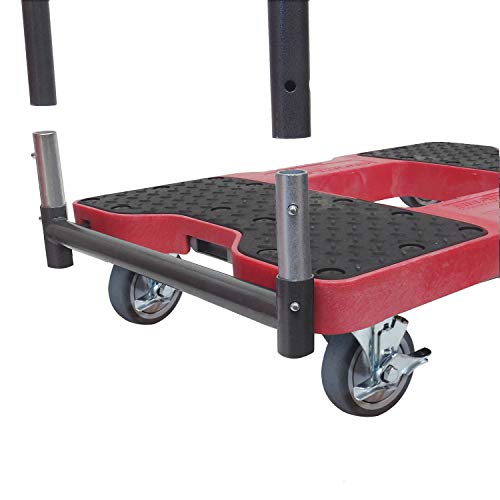 SNAP-LOC 1200 LB Professional E-Track Panel CART Dolly RED