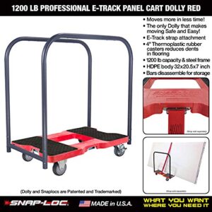 SNAP-LOC 1200 LB Professional E-Track Panel CART Dolly RED