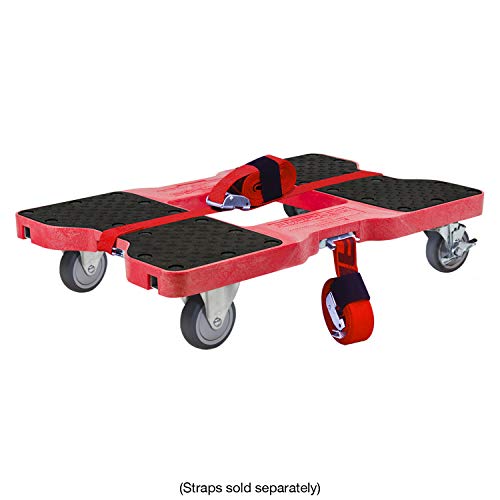 SNAP-LOC 1200 LB Professional E-Track Dolly RED