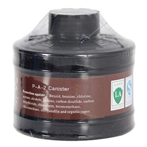 filter canister 40mm for respirator, for industrial use, chemical handling, painting and welding