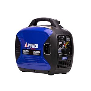 a-ipower portable inverter generator, 2000w ultra-quiet powered by yamaha engine rv ready, epa compliant, ultra lightweight for backup home use, tailgating & camping (sc2000i)